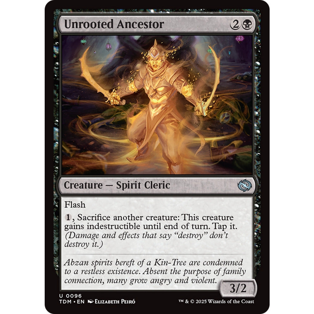 Unrooted Ancestor (Tarkir: Dragonstorm) Near Mint Foil