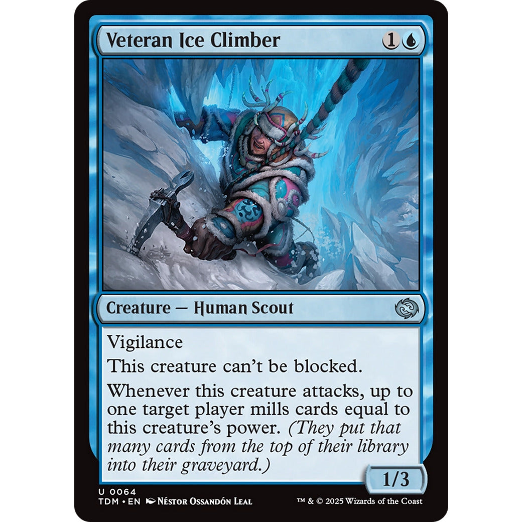 Veteran Ice Climber (Tarkir: Dragonstorm) Near Mint Foil