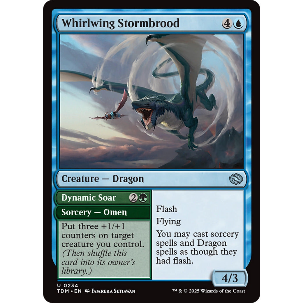 Whirlwing Stormbrood (Tarkir: Dragonstorm) Near Mint Foil