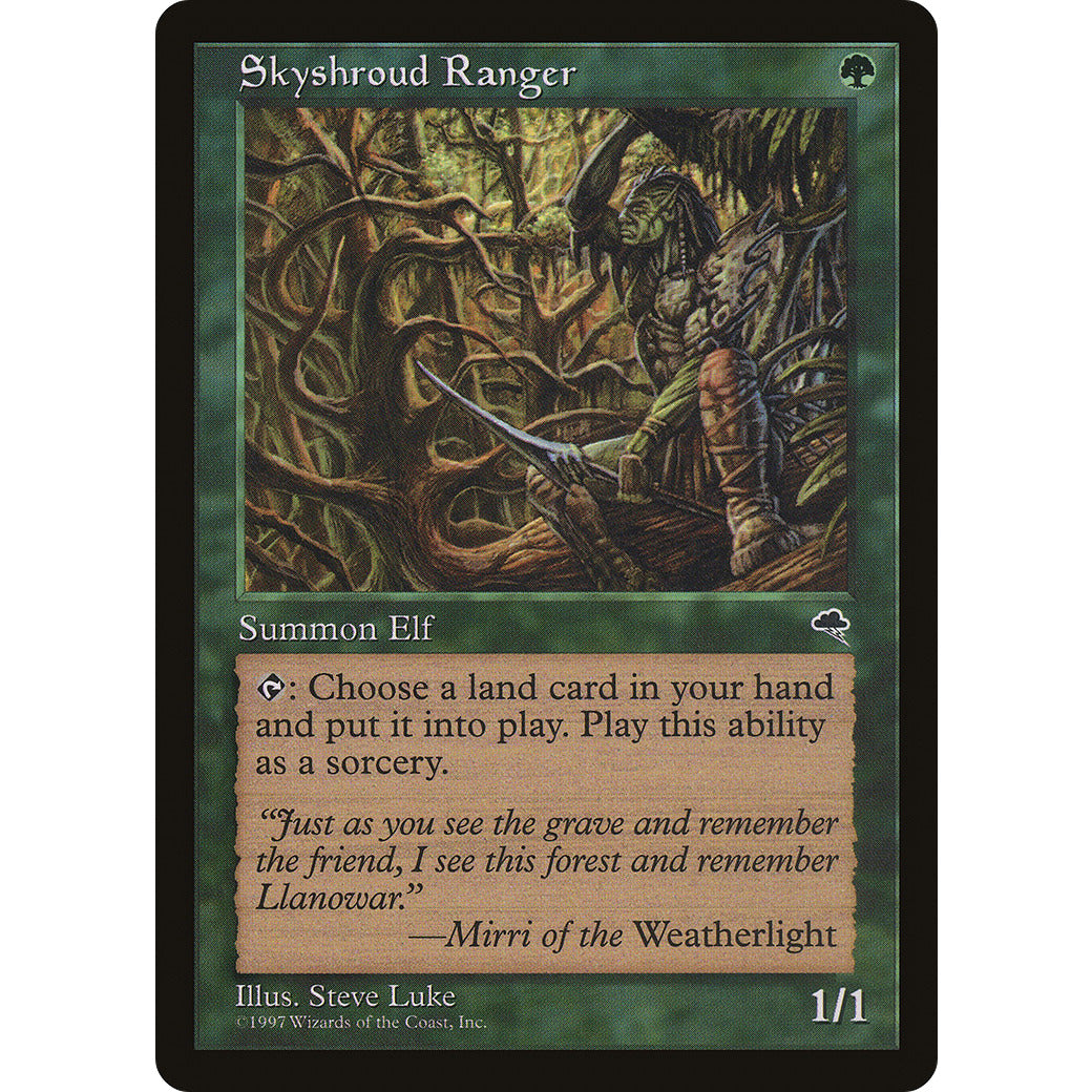 Skyshroud Ranger (Tempest) Light Play