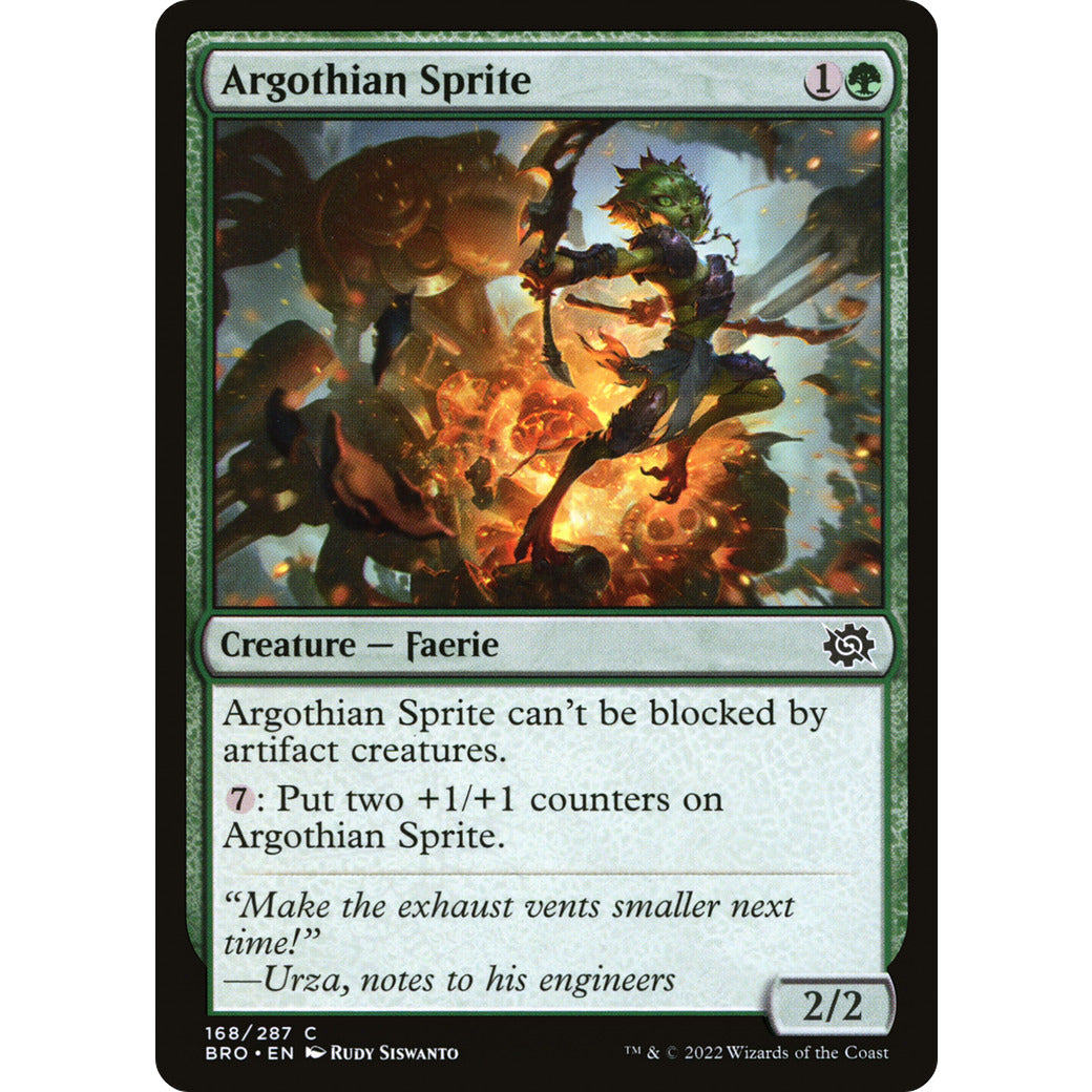 Argothian Sprite (The Brothers' War) Near Mint Foil