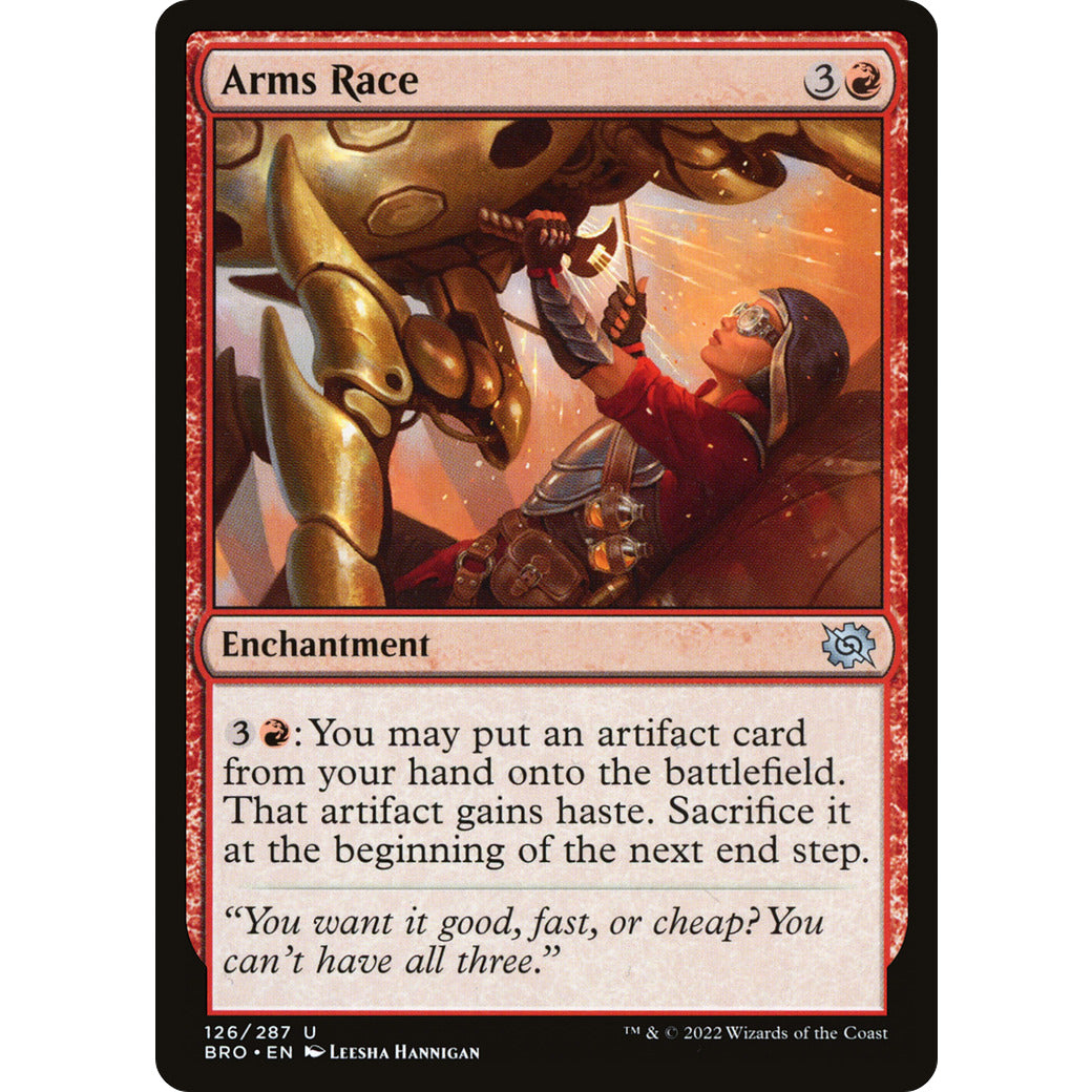 Arms Race (The Brothers' War) Near Mint Foil