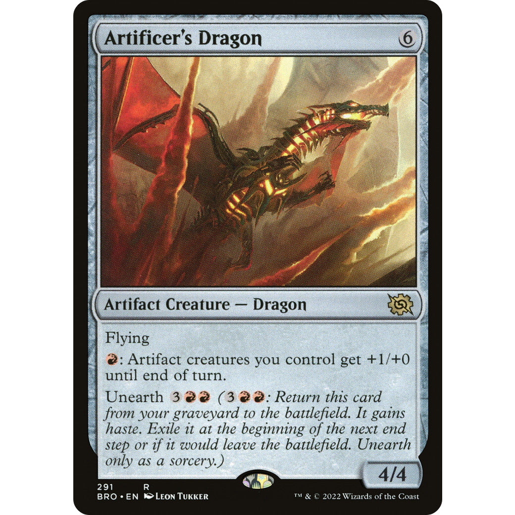 Artificer's Dragon (The Brothers' War) Near Mint