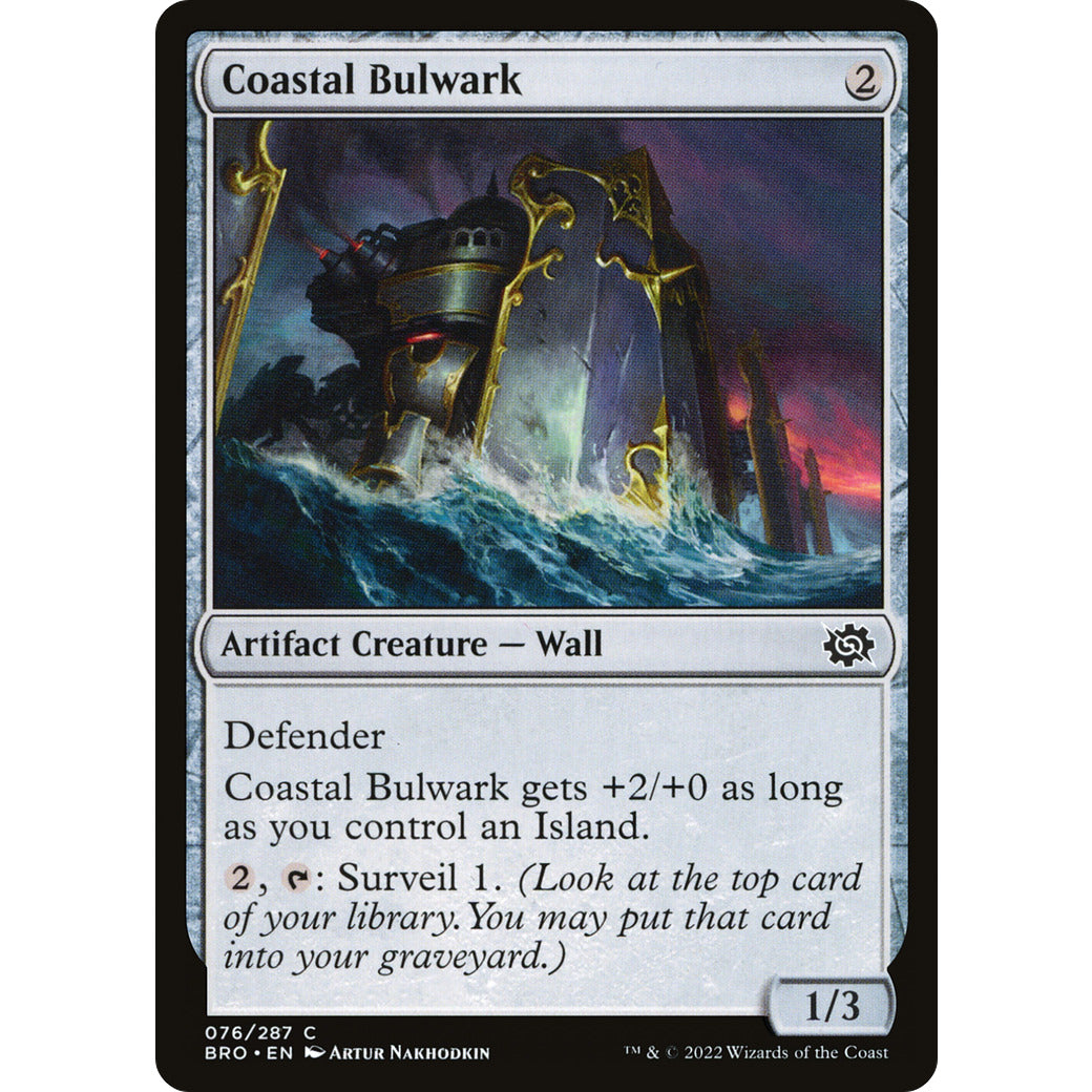 Coastal Bulwark (The Brothers' War) Near Mint Foil