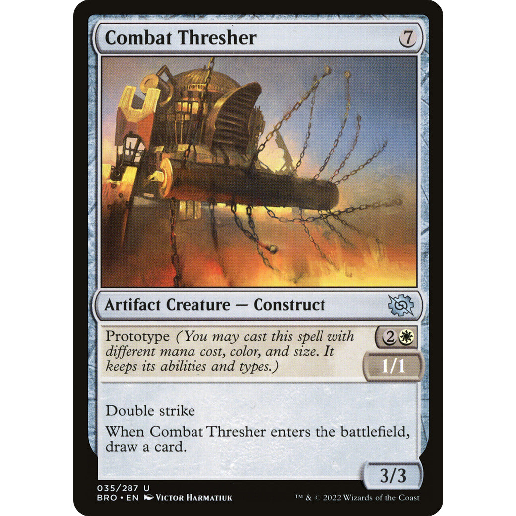Combat Thresher (The Brothers' War) Near Mint Foil