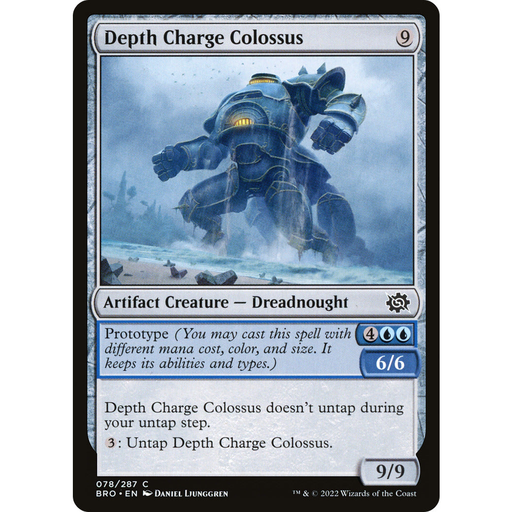 Depth Charge Colossus (The Brothers' War) Near Mint Foil
