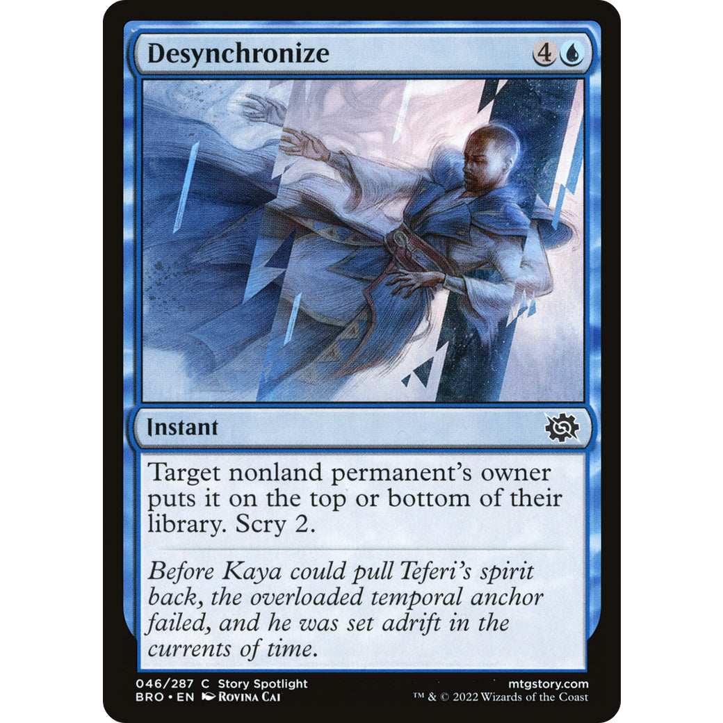 Desynchronize (The Brothers' War) Near Mint Foil