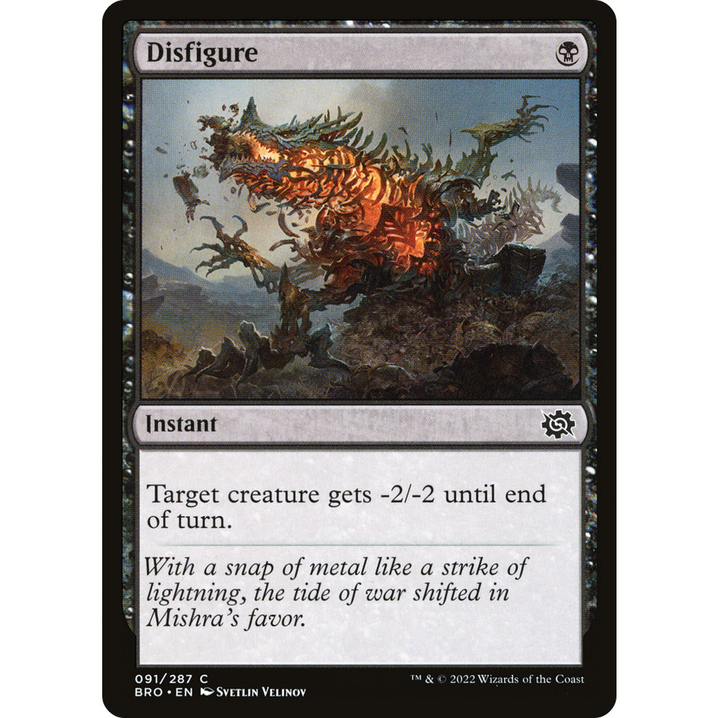 Disfigure (The Brothers' War) Near Mint Foil