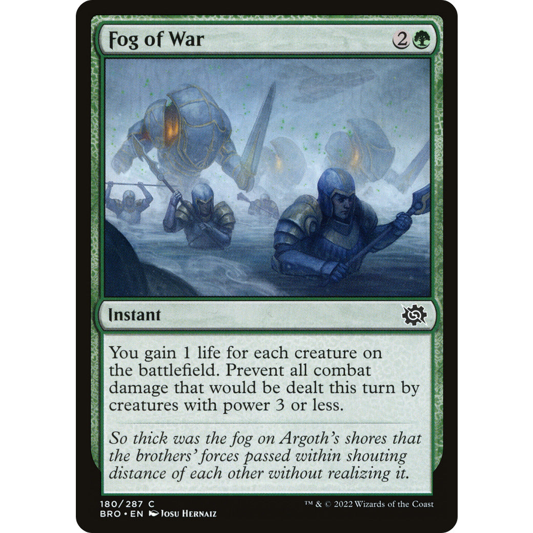 Fog of War (The Brothers' War) Near Mint Foil