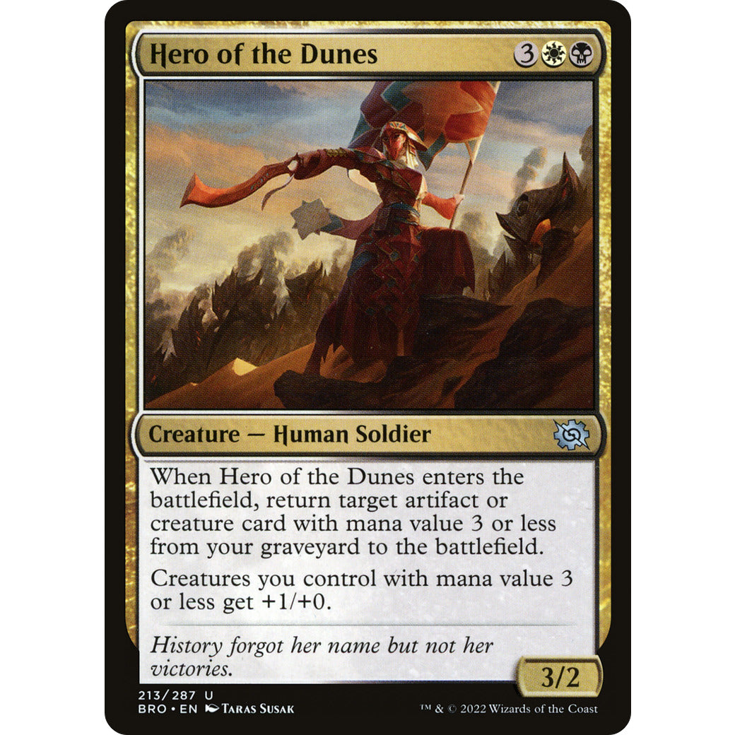 Hero of the Dunes (The Brothers' War) Near Mint Foil