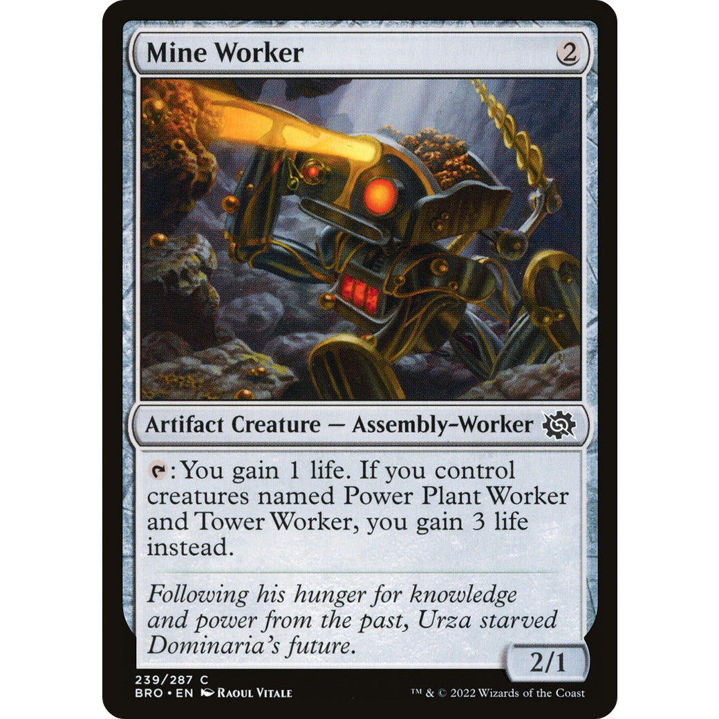 Mine Worker (The Brothers' War) Near Mint Foil