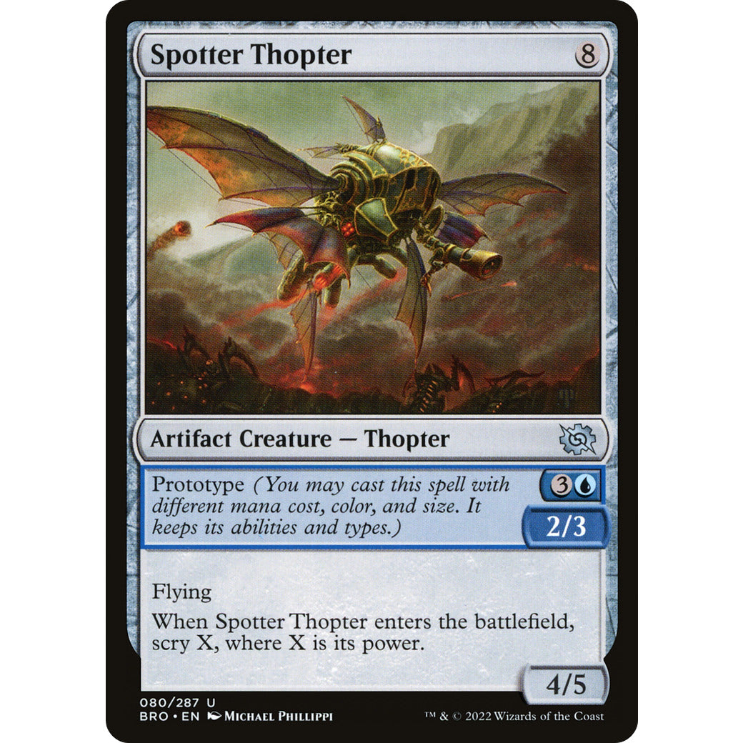 Spotter Thopter (The Brothers' War) Near Mint Foil