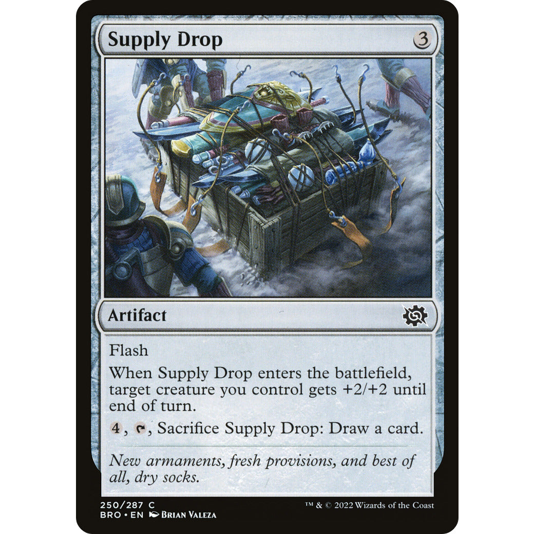 Supply Drop (The Brothers' War) Near Mint Foil