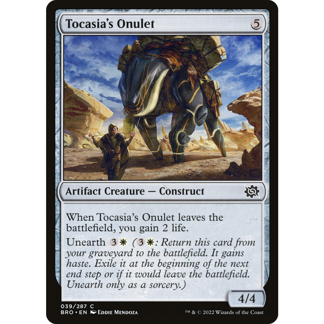 Tocasia's Onulet (The Brothers' War) Near Mint Foil