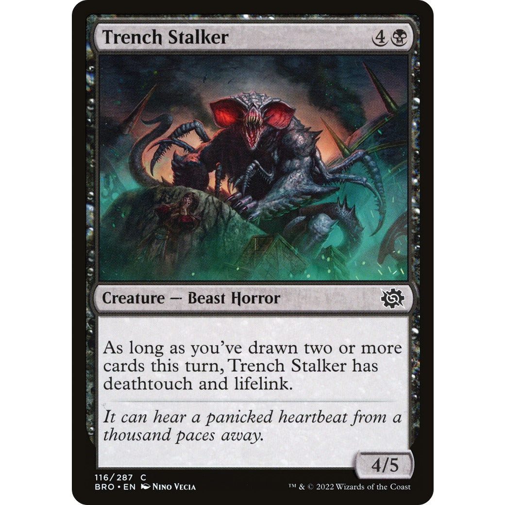 Trench Stalker (The Brothers' War) Near Mint Foil