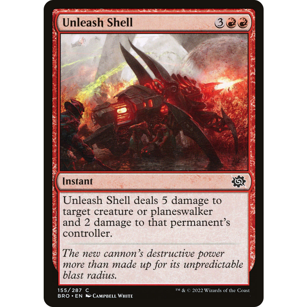 Unleash Shell (The Brothers' War) Near Mint Foil