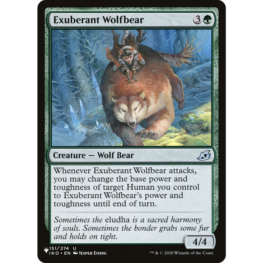 Exuberant Wolfbear (The List) Light Play