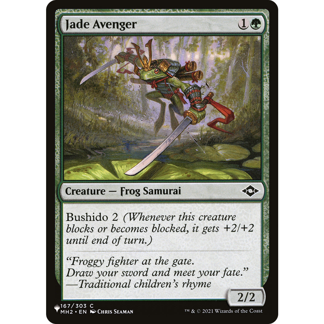 Jade Avenger (The List) Light Play