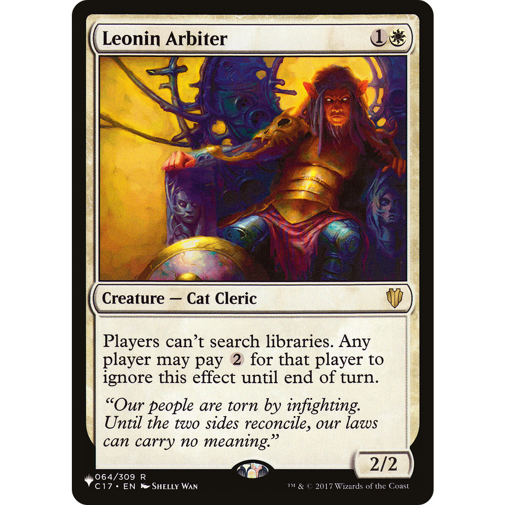 Leonin Arbiter (The List) Light Play