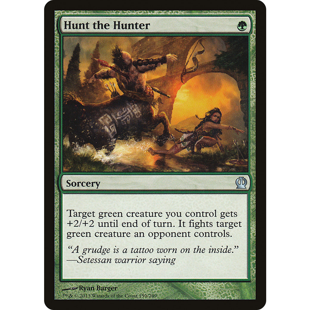 Hunt the Hunter (Theros) Light Play Foil