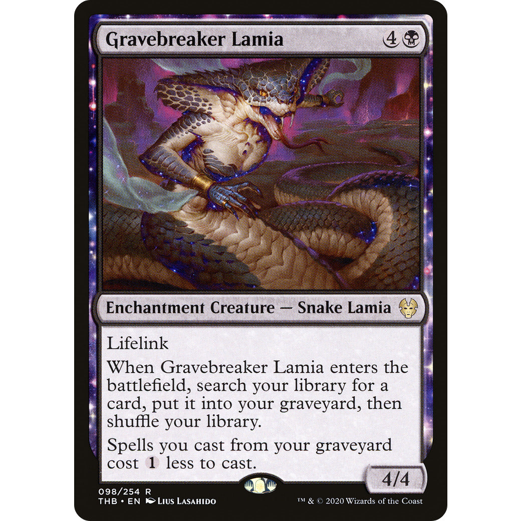 Gravebreaker Lamia (Theros Beyond Death) Light Play