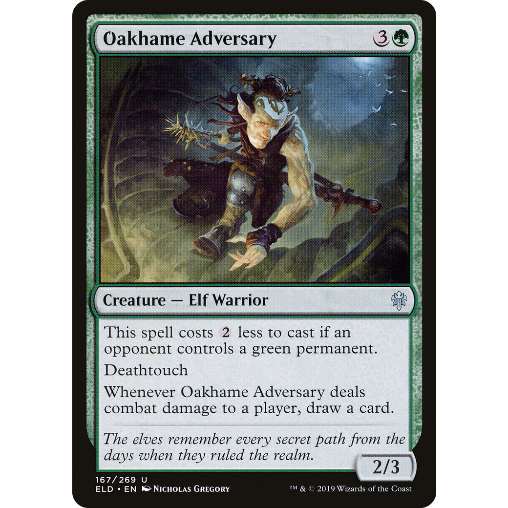 Oakhame Adversary (Throne of Eldraine) Light Play