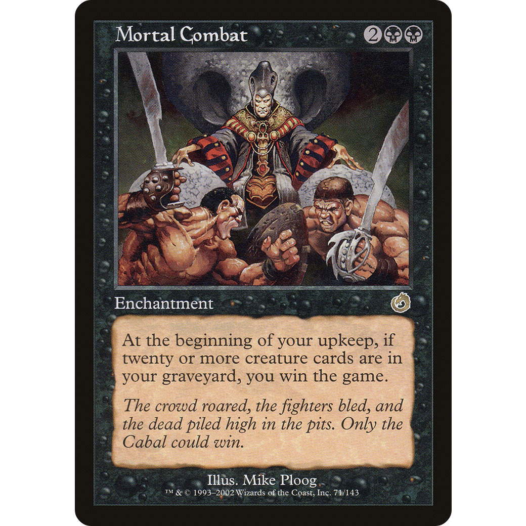 Mortal Combat (Torment) Light Play