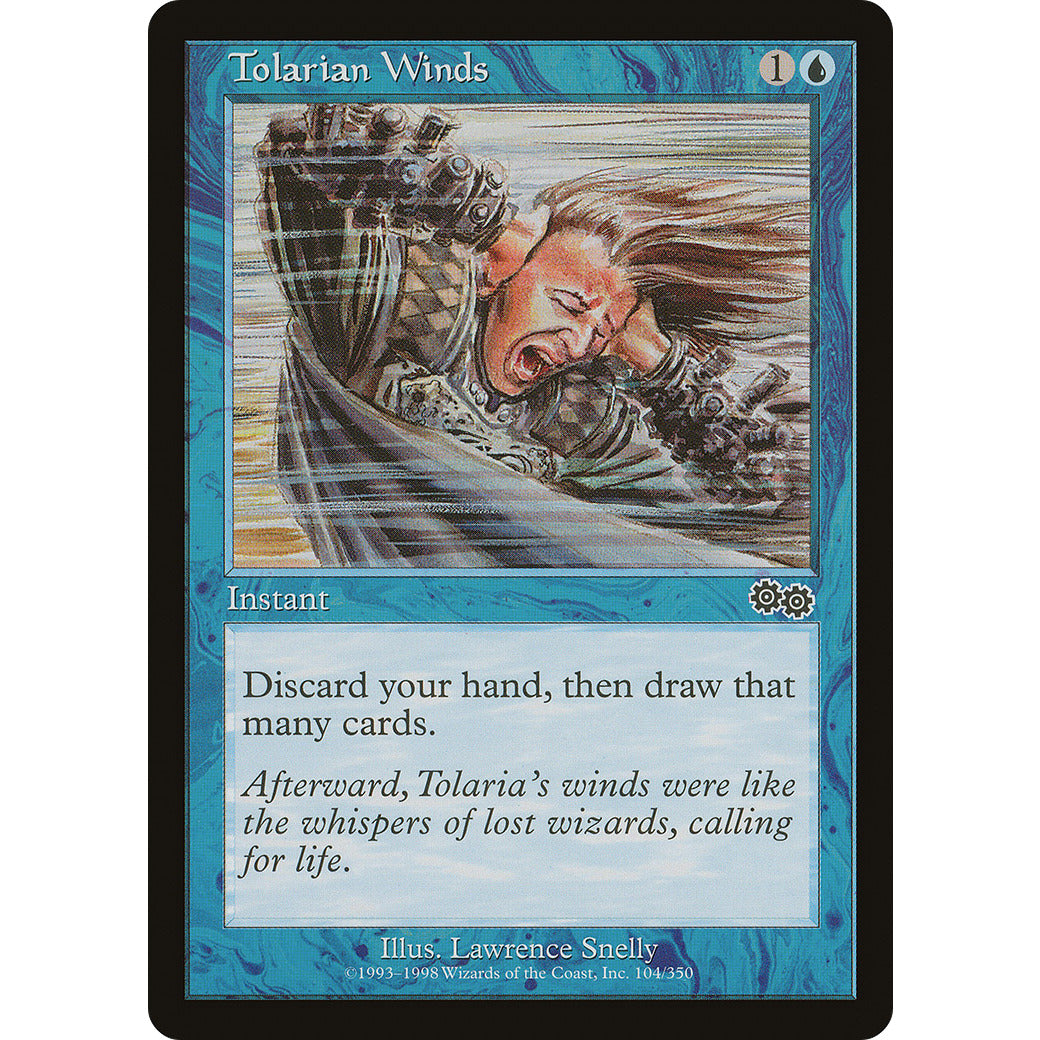 Tolarian Winds (Urza's Saga) Light Play
