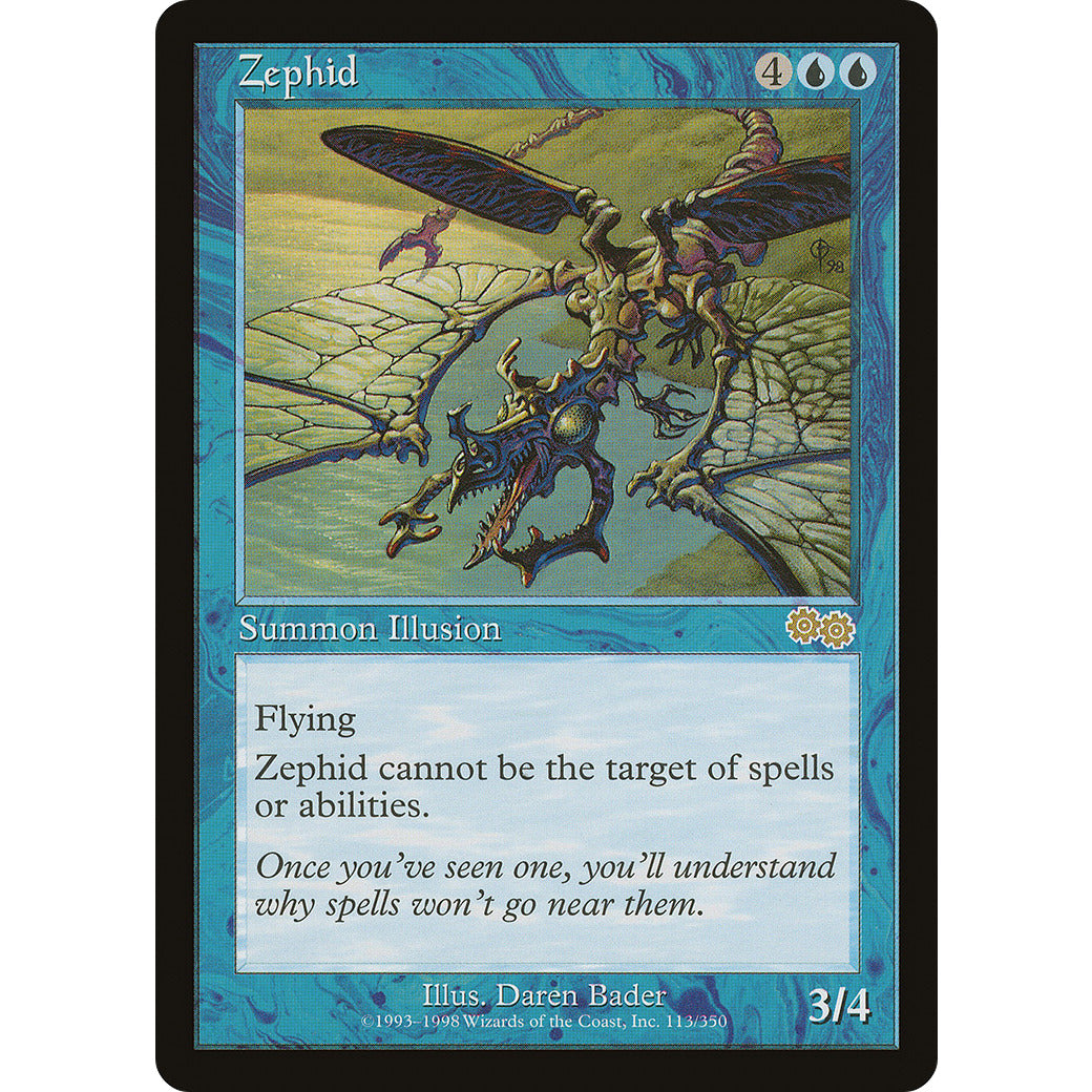 Zephid (Urza's Saga) Light Play