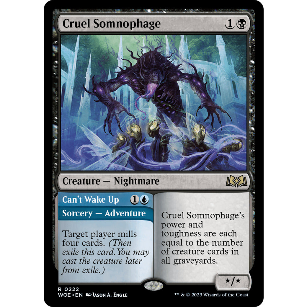 Cruel Somnophage (Wilds of Eldraine) Near Mint Foil