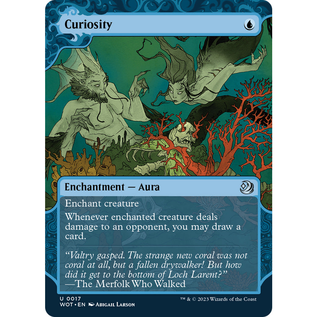 Curiosity (Wilds of Eldraine: Enchanting Tales) Light Play