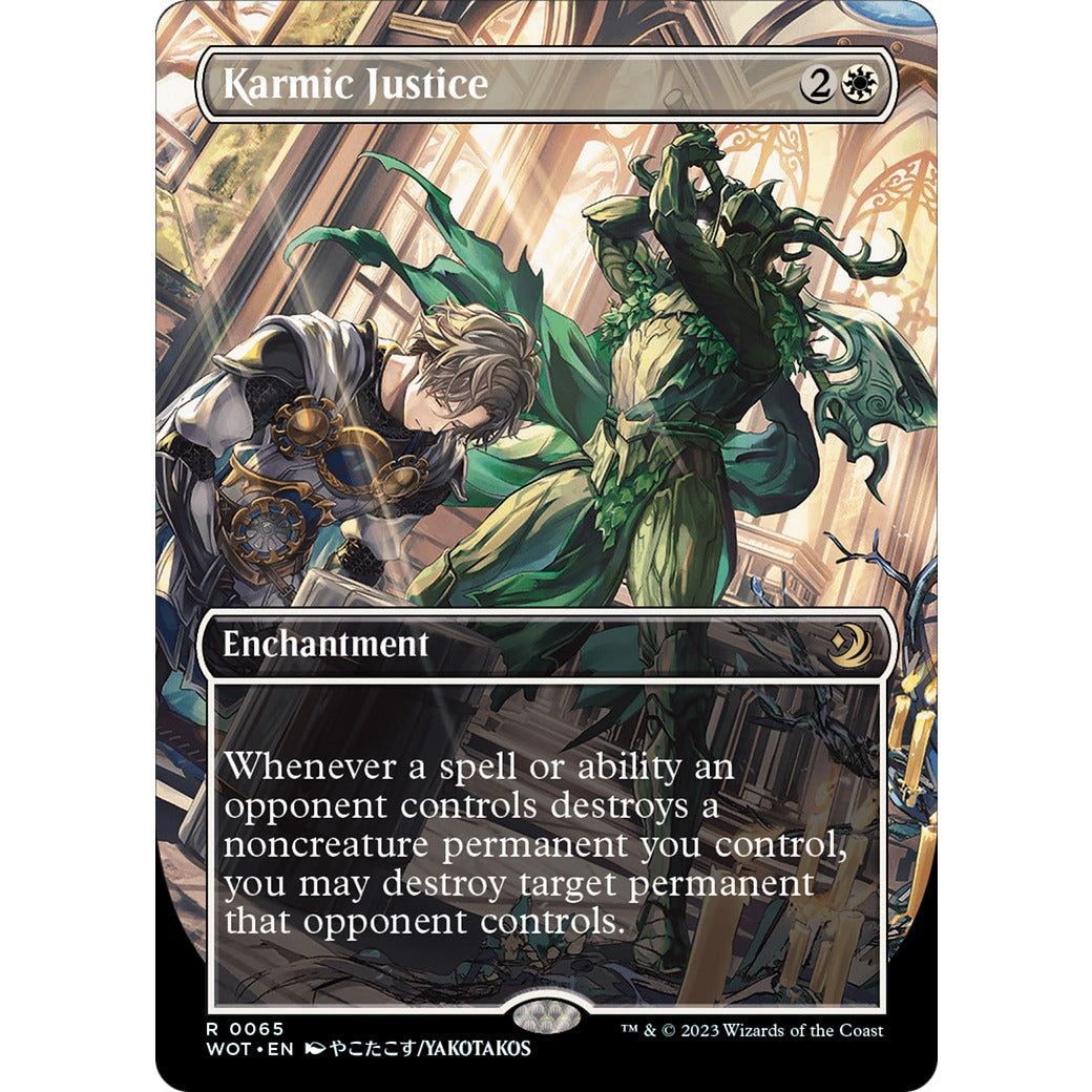 Karmic Justice (Anime Borderless) (Wilds of Eldraine: Enchanting Tales) Near Mint