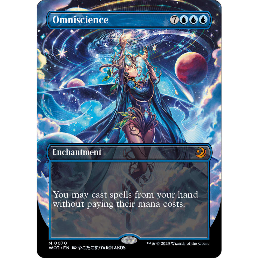 Omniscience (Anime Borderless) (Wilds of Eldraine: Enchanting Tales) Near Mint