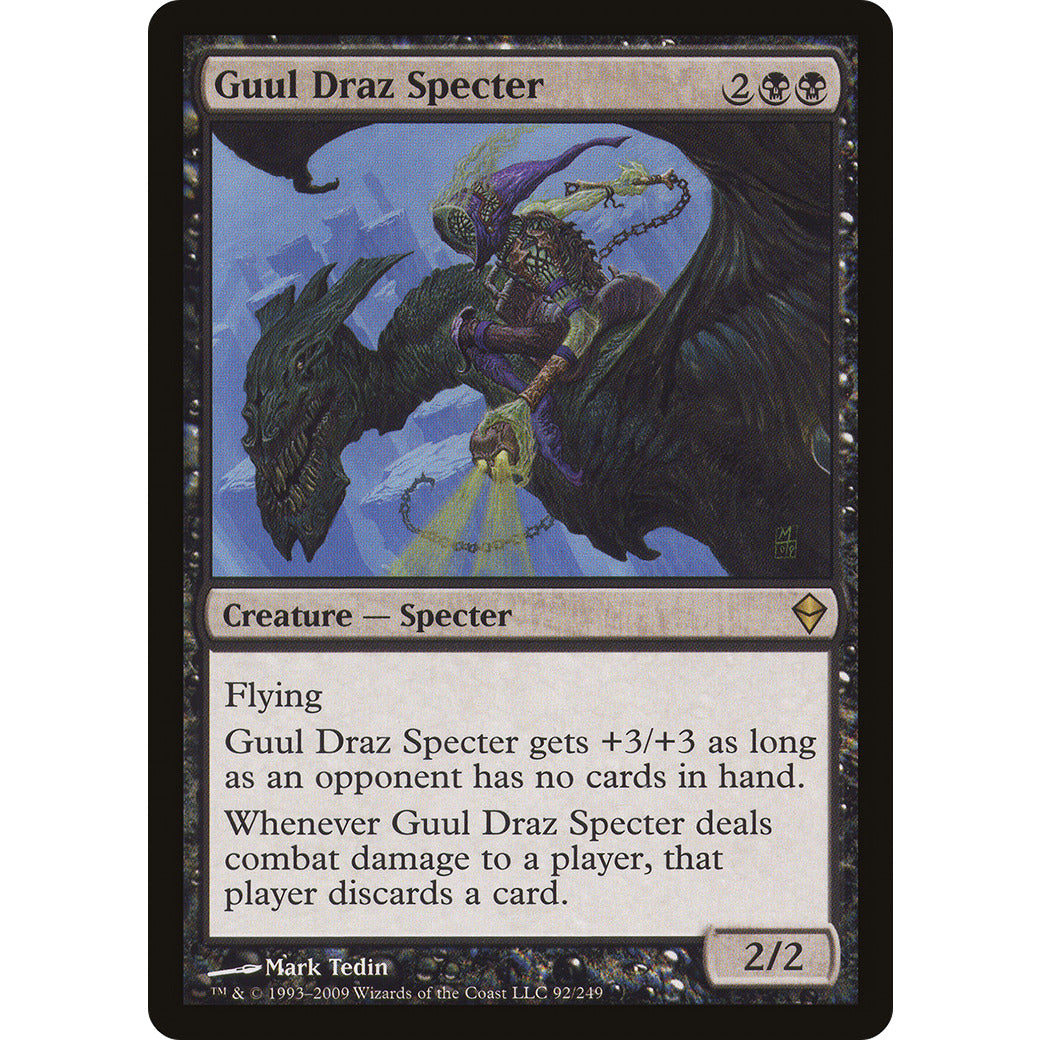 Guul Draz Specter (Zendikar) Light Play