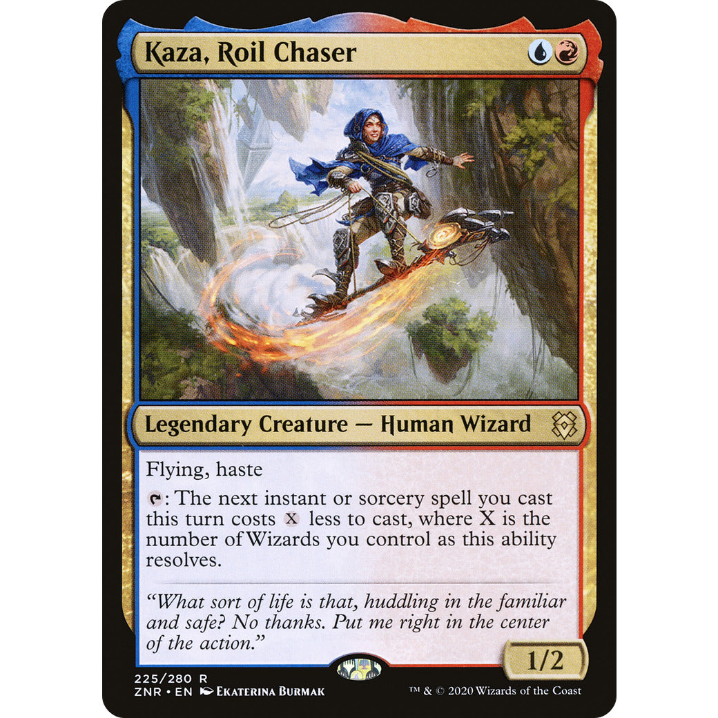 Kaza, Roil Chaser (Zendikar Rising) Near Mint