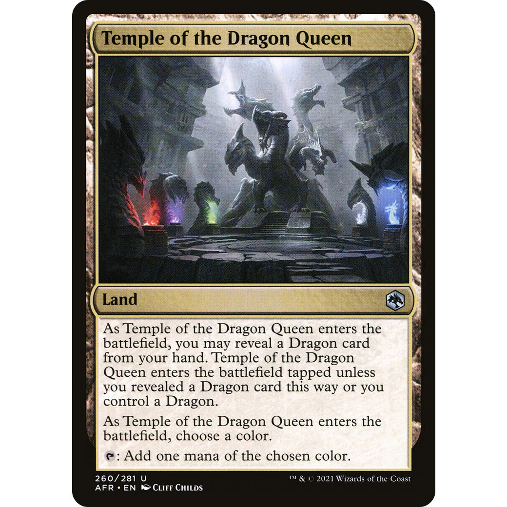 Temple of the Dragon Queen (Adventures in the Forgotten Realms) Light Play