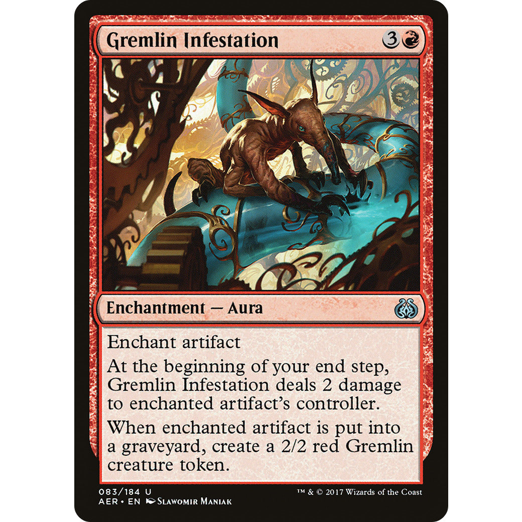 Gremlin Infestation (Aether Revolt) Light Play Foil