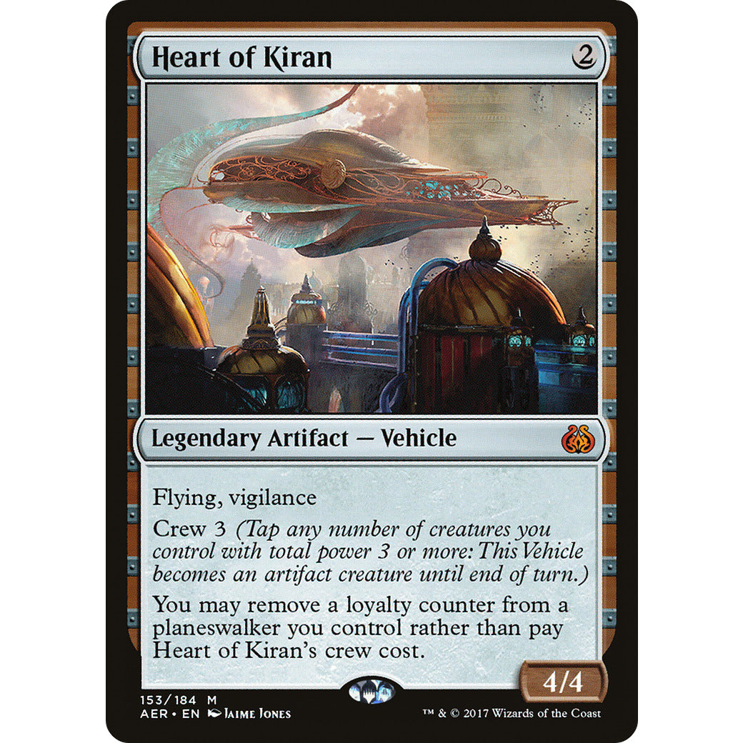 Heart of Kiran (Aether Revolt) Light Play Foil