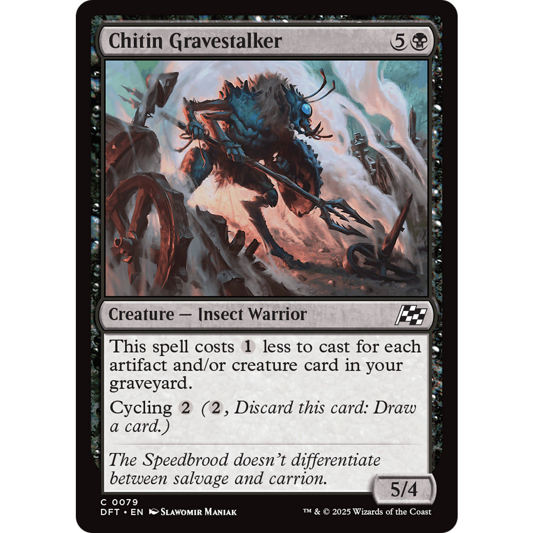 Chitin Gravestalker (Aetherdrift) Near Mint Foil
