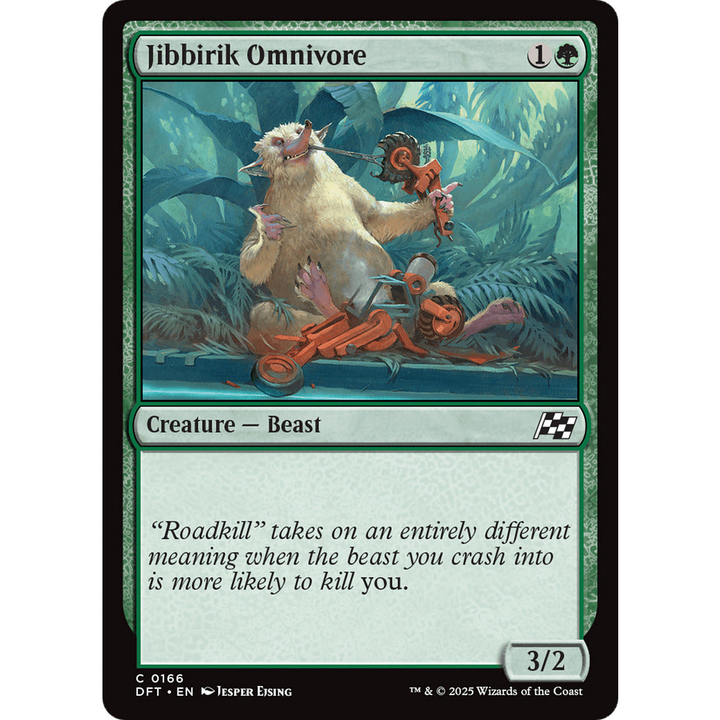 Jibbirik Omnivore (Aetherdrift) Light Play Foil