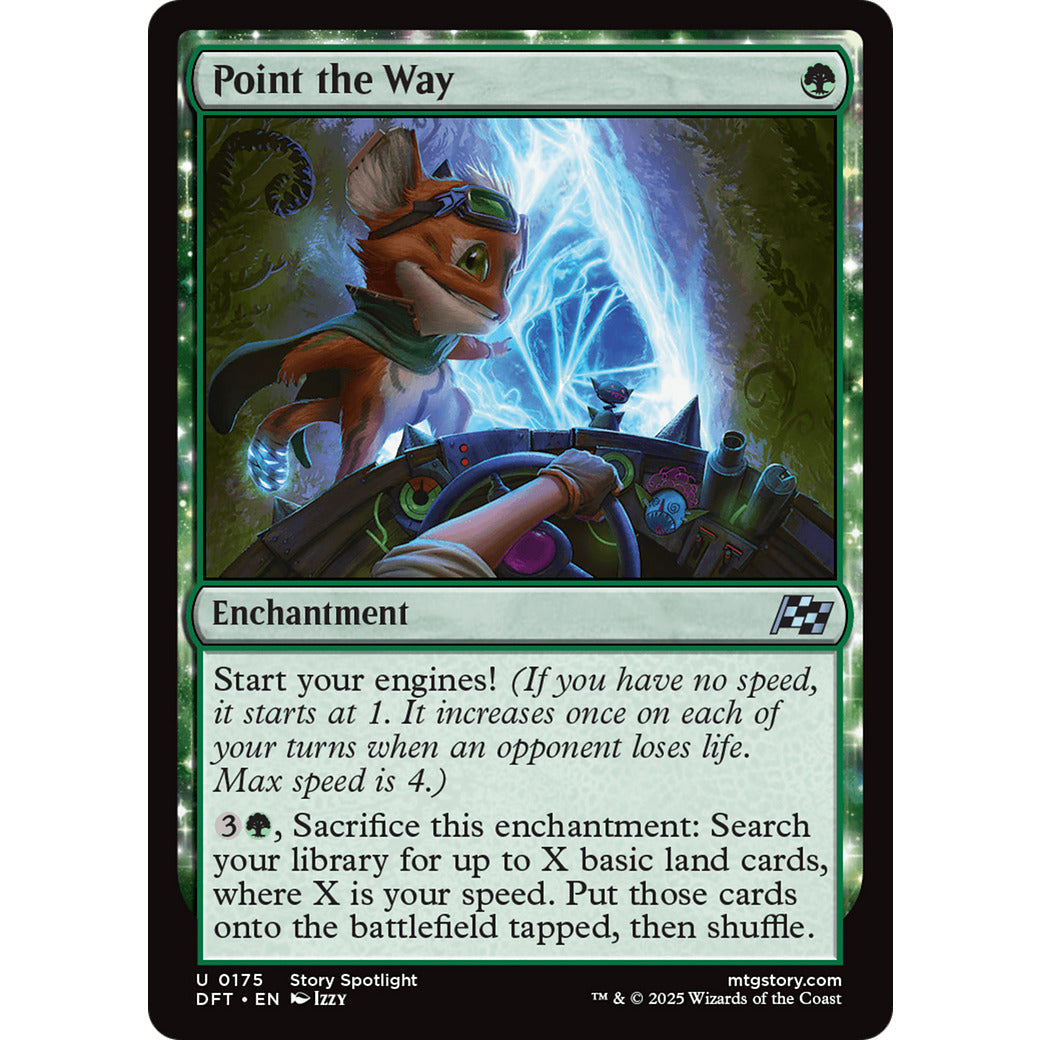 Point the Way (Aetherdrift) Near Mint Foil