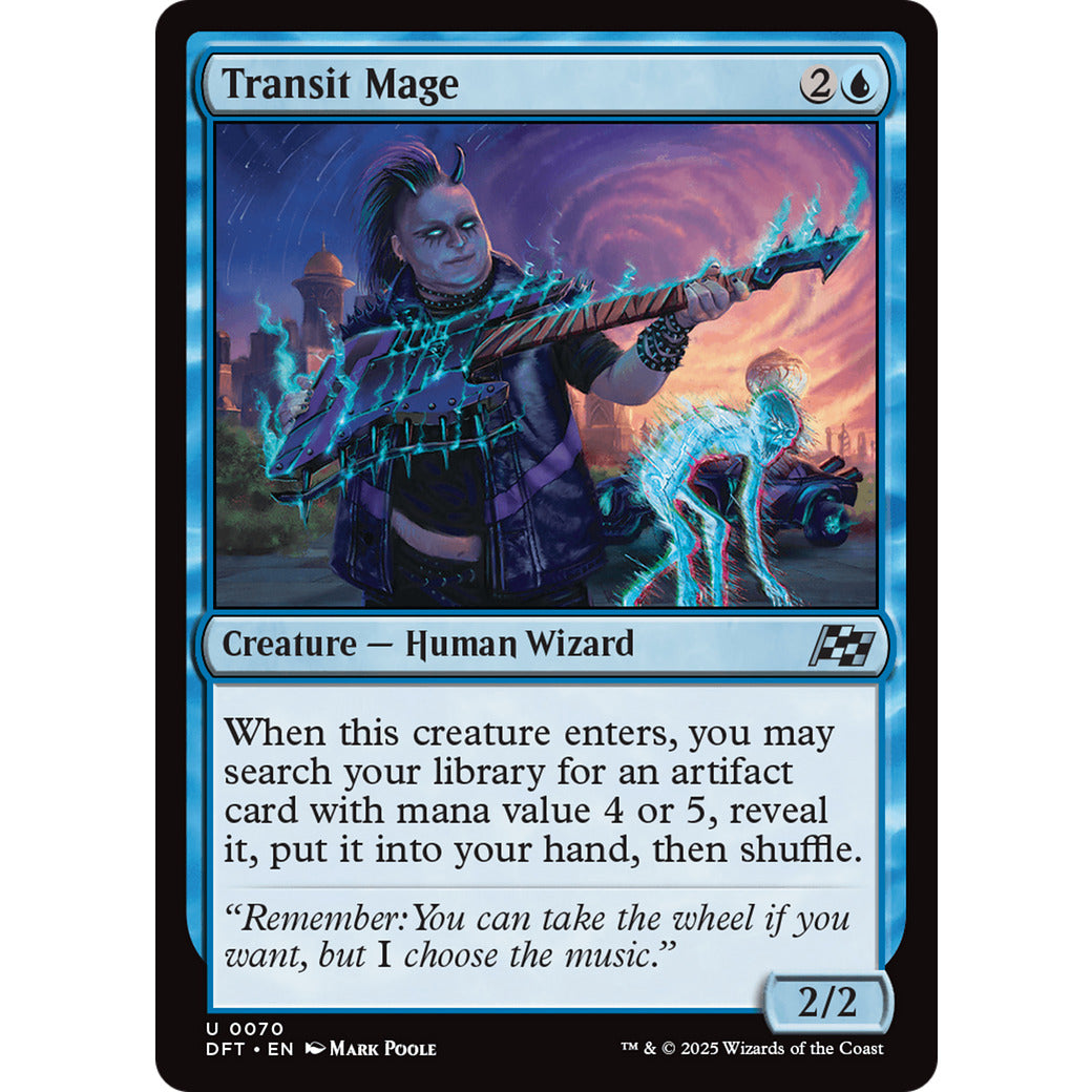 Transit Mage (Aetherdrift) Near Mint Foil