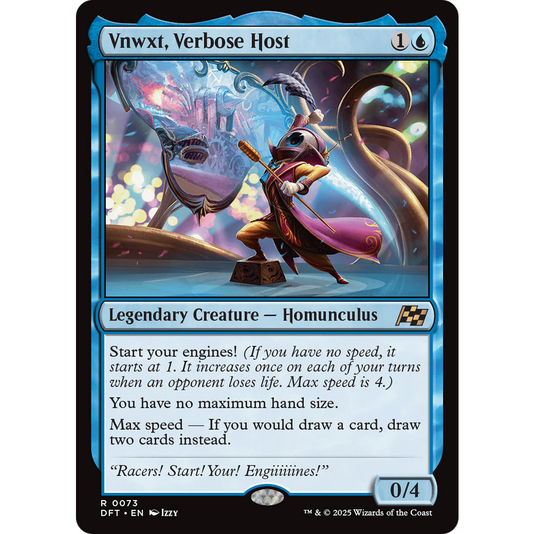 Vnwxt, Verbose Host (Aetherdrift) Near Mint Foil