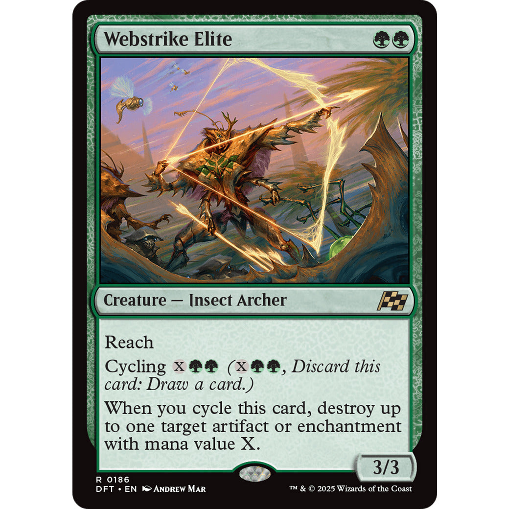 Webstrike Elite (Aetherdrift) Near Mint Foil