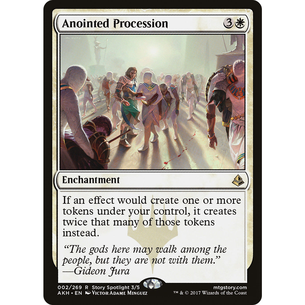 Anointed Procession (Amonkhet) Light Play