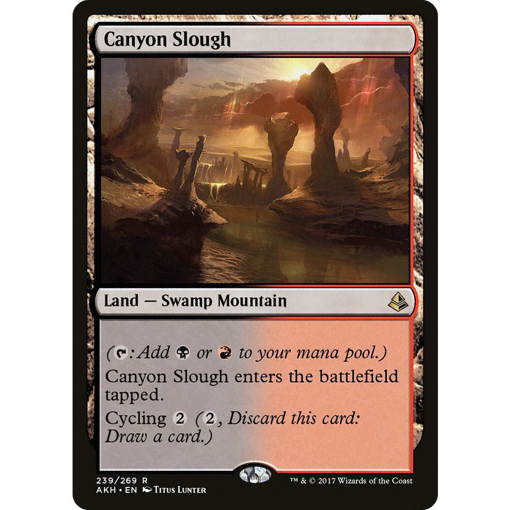 Canyon Slough (Amonkhet) Light Play