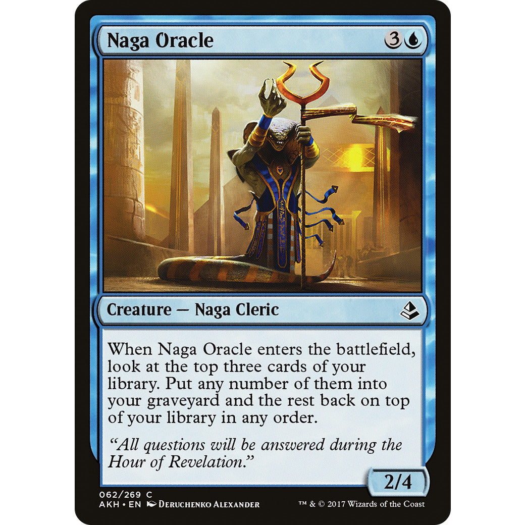 Naga Oracle (Amonkhet) Light Play Foil