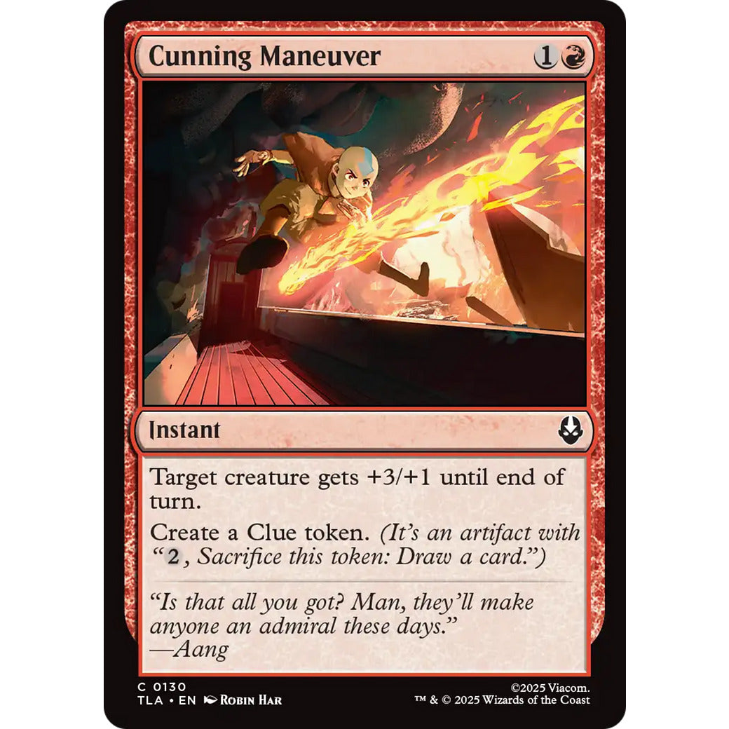 Cunning Maneuver (Avatar: The Last Airbender) Near Mint Foil