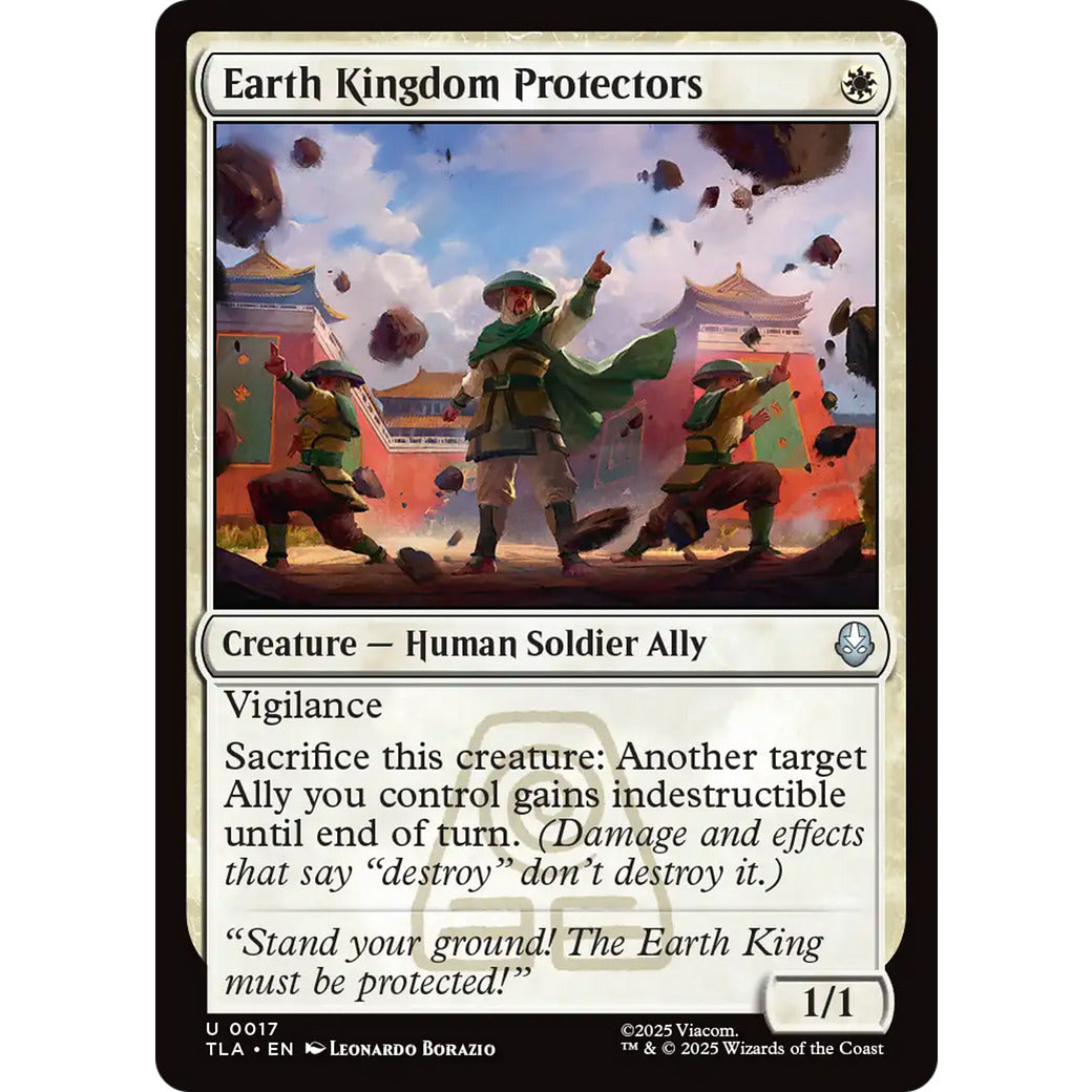 Earth Kingdom Protectors (Avatar: The Last Airbender) Near Mint Foil