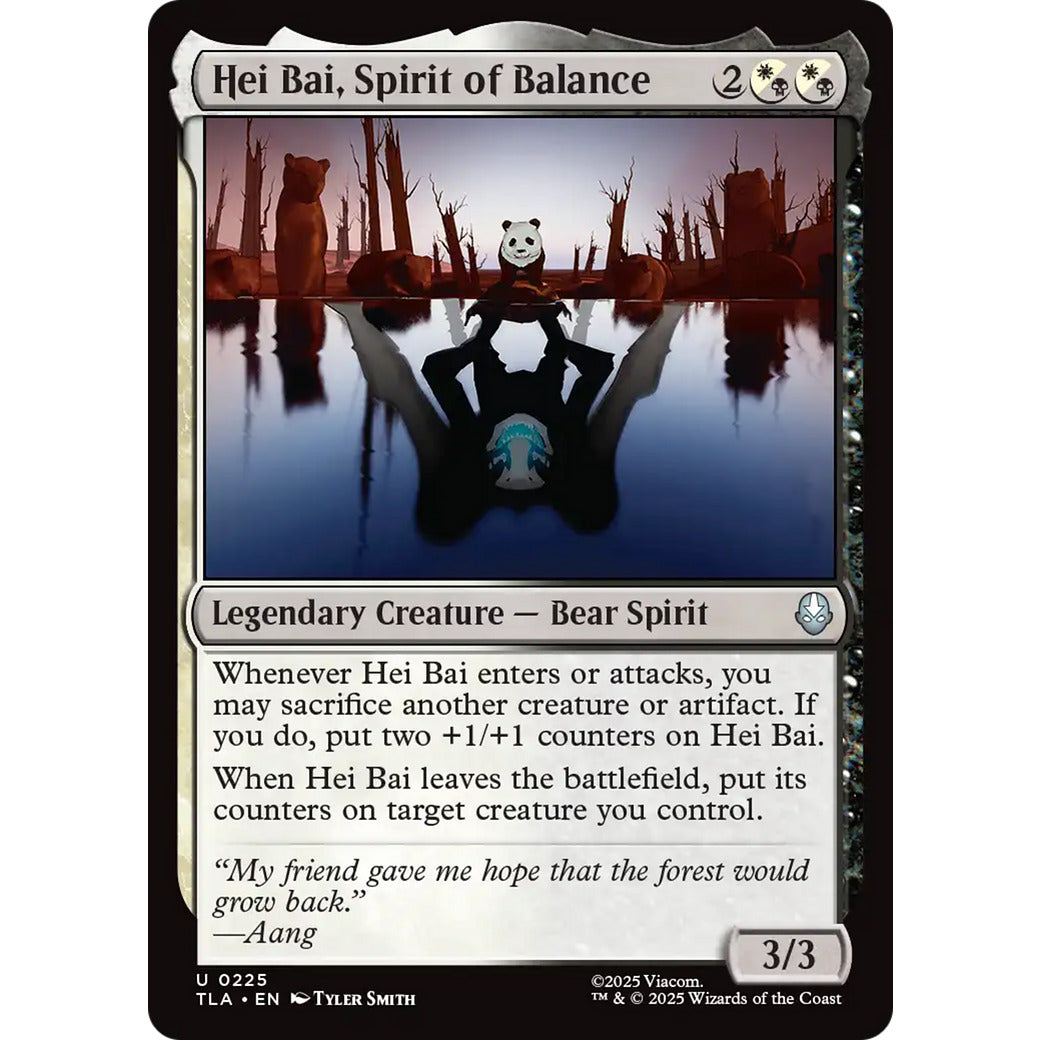 Hei Bai, Spirit of Balance (Avatar: The Last Airbender) Near Mint Foil
